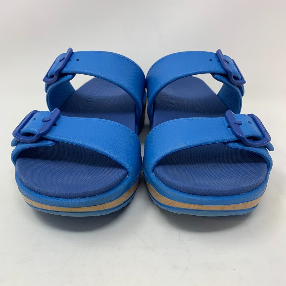 Dansko Kandi Molded Blue Light Blue Sandal Like New Size 38 EU US 8M